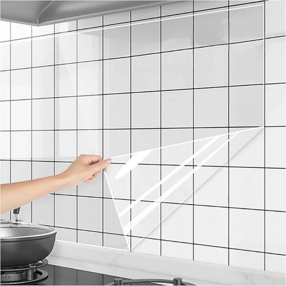 Interior Design Kitchen - Прозрачная электростатическая защитная пленка для кухонных