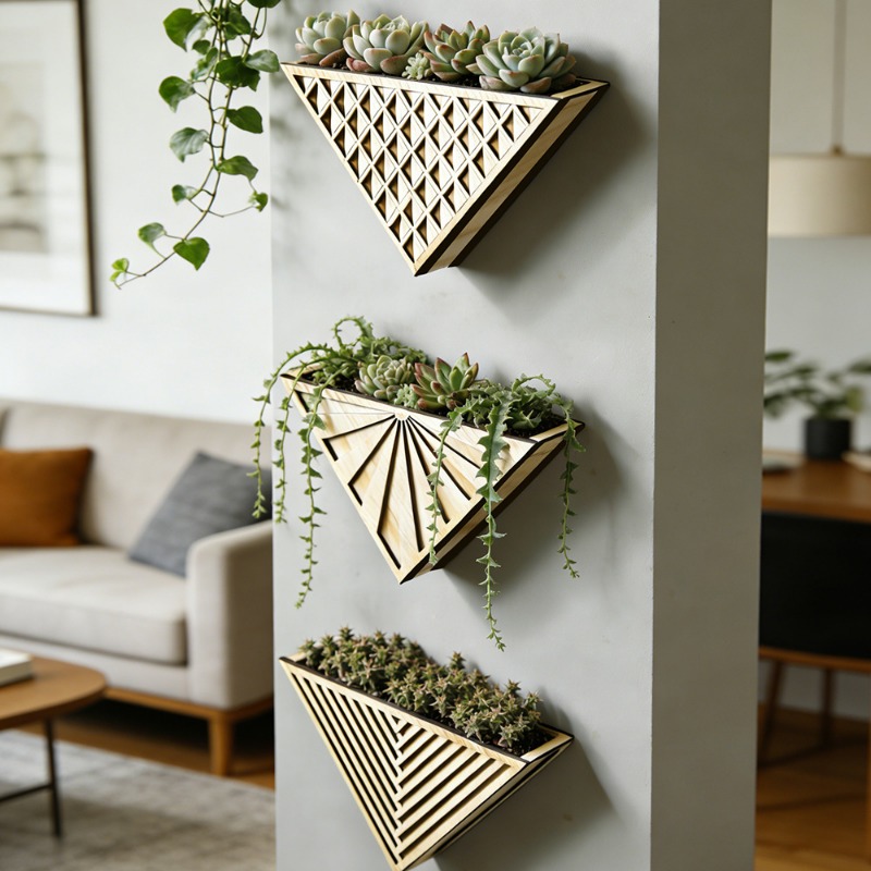 1 шт. Настенная полка-треуголь – обзор и цена Geometric Shelf Triangle